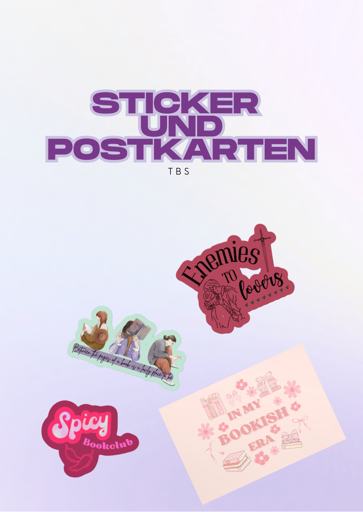 Sticker und Postkarten